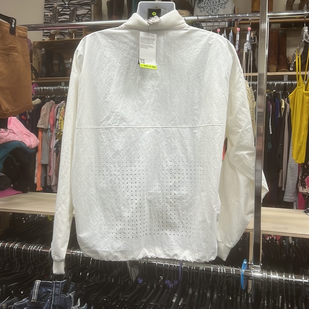 NIKE | Sustainable white perforated lightweight jacket/windbreaker RARE - Picture 10 of 10